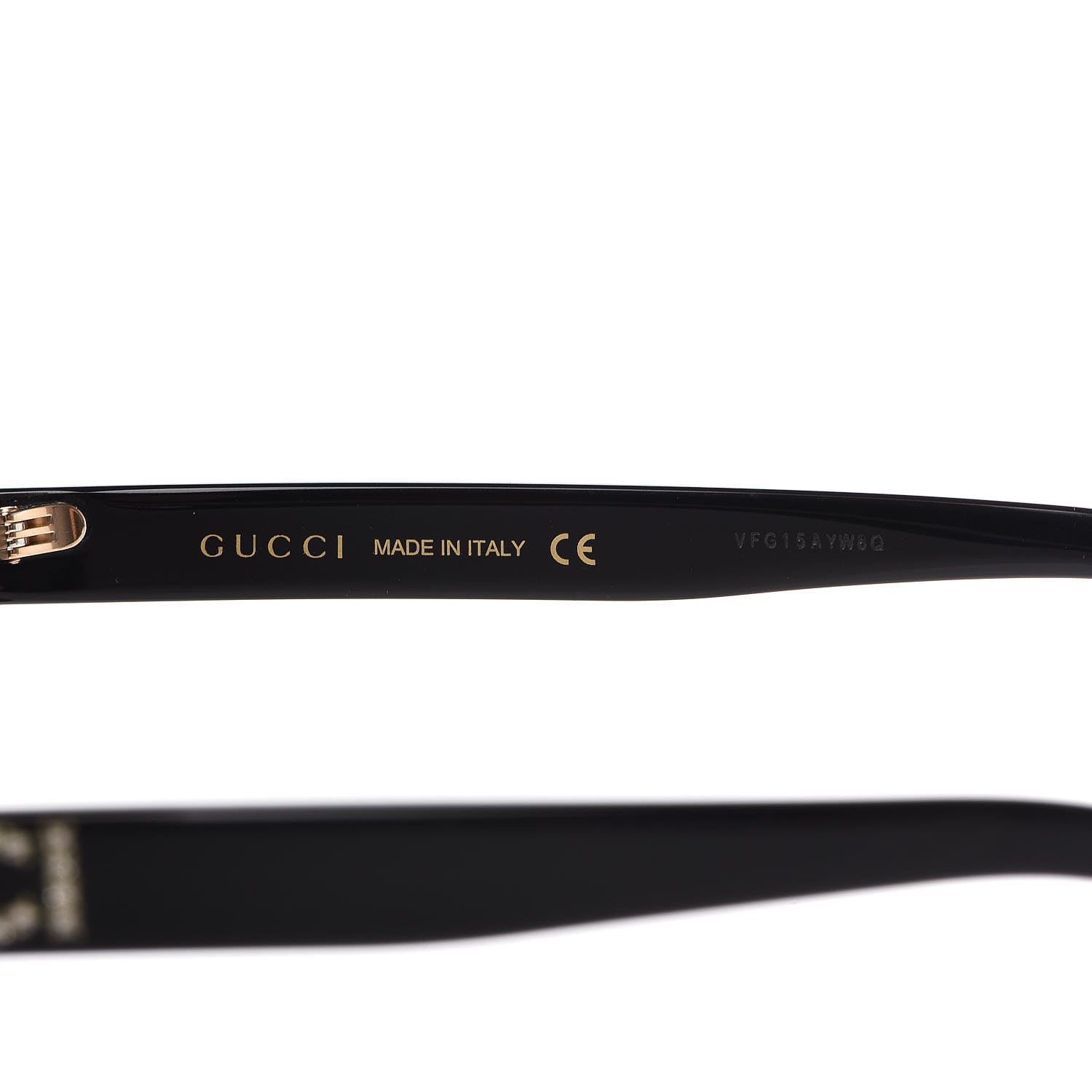 Gucci Crystal Square Frame GG Sunglasses GG0418S Black 5 of 8