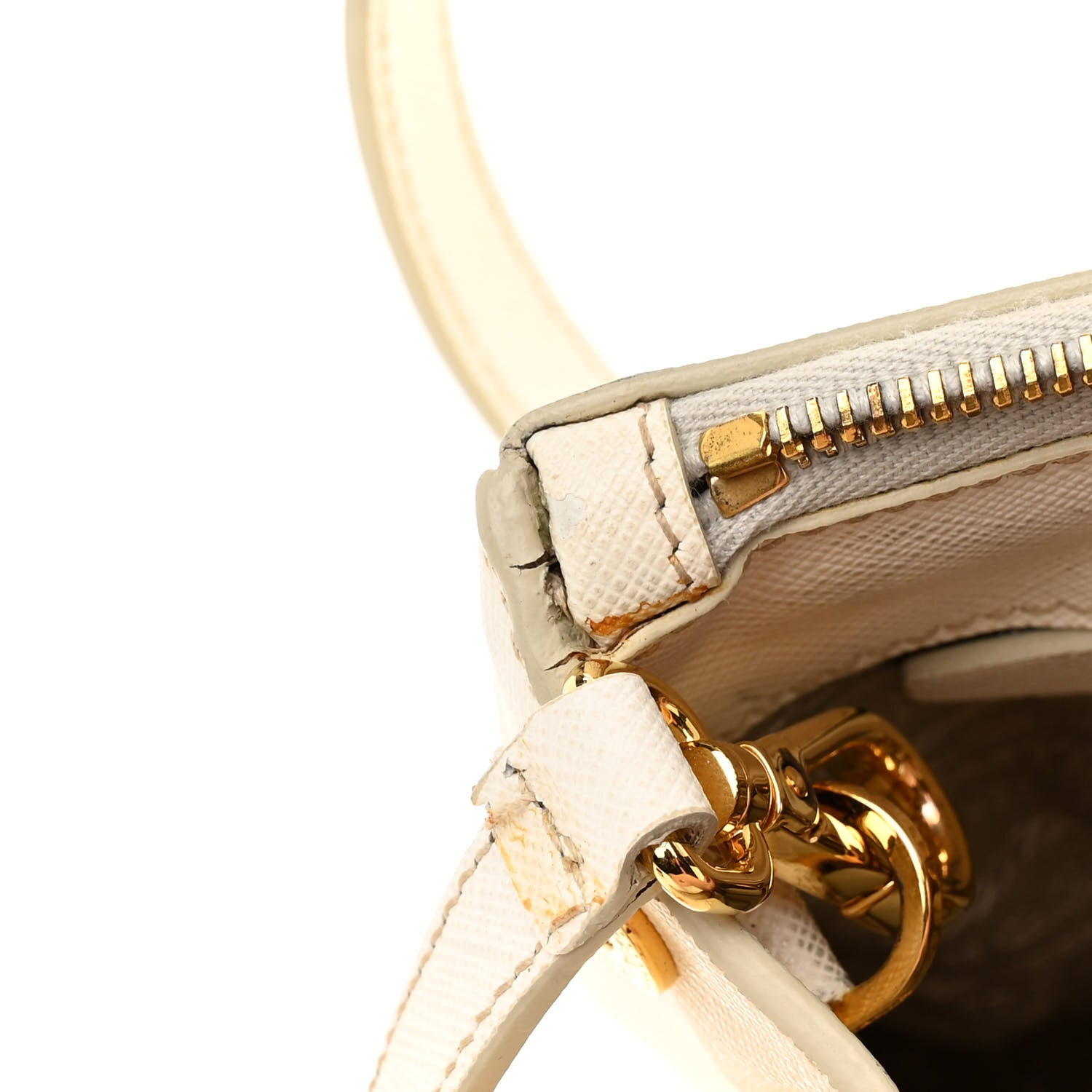 Prada Saffiano Medium Galleria Double Zip Tote Talco 16 of 24