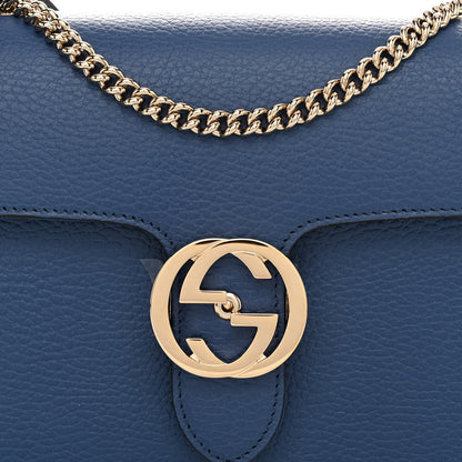 Gucci Dollar Calfskin Small Interlocking G Shoulder Bag Caspian 7 of 9