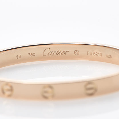 Cartier 18K Pink Gold LOVE Bracelet 16 6 of 6