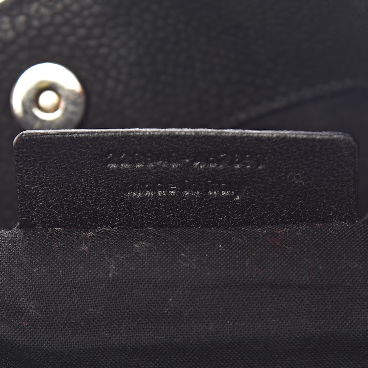 Saint Laurent Nubuck Crocodile Embossed Large Roady Hobo Black Gold 7 of 12