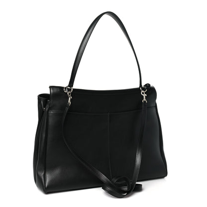 Balenciaga Smooth Calfskin Large Rodeo Top Handle Handbag Black 3 of 11