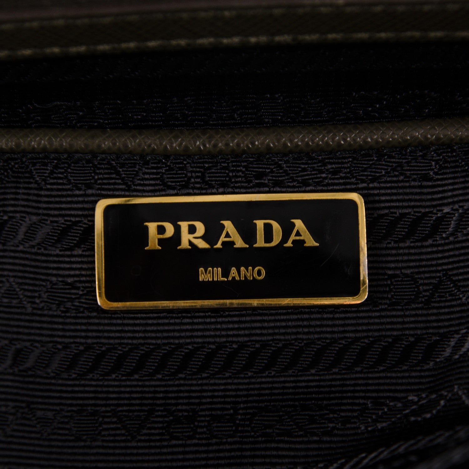 Prada Saffiano Medium Galleria Double Zip Tote Militare 6 of 7