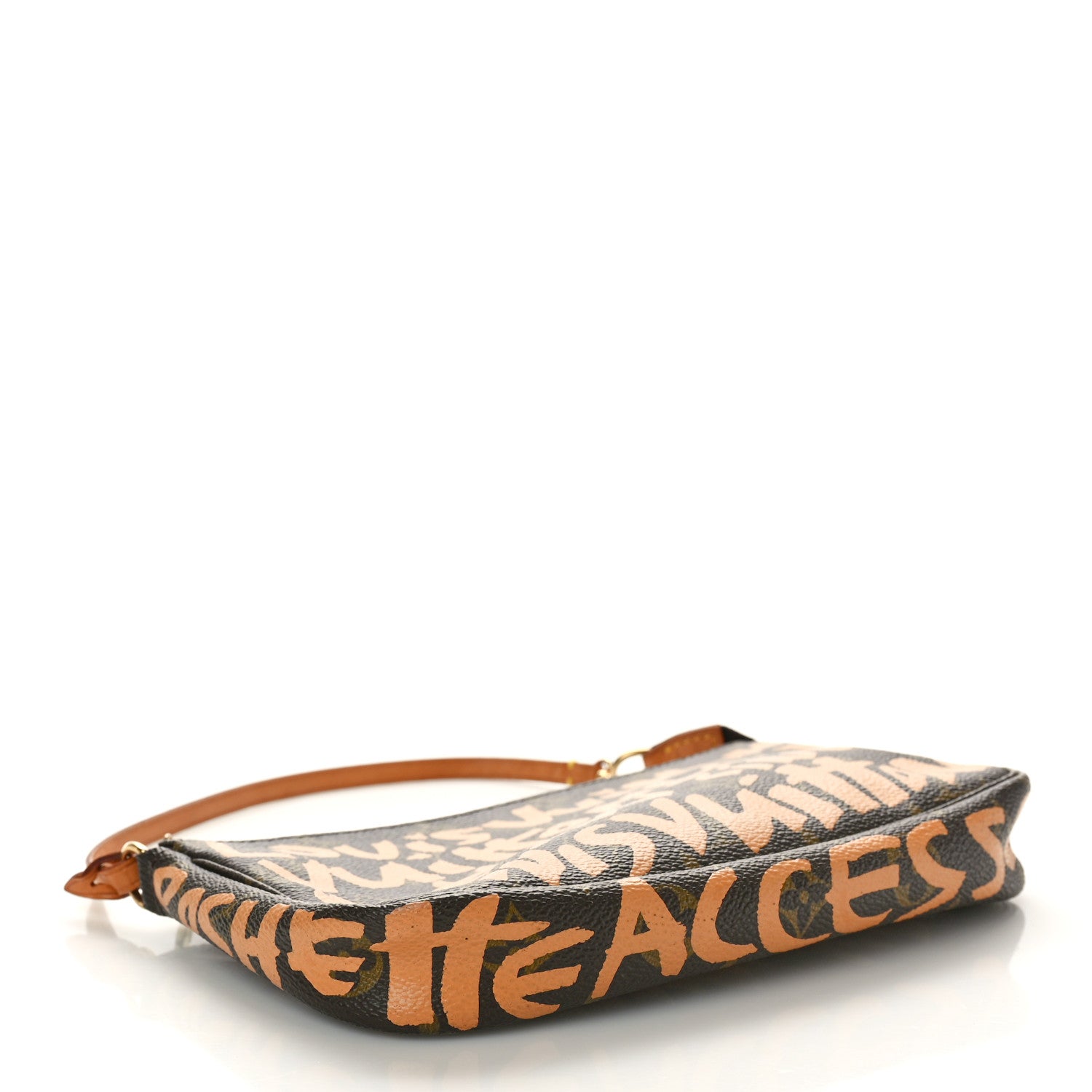 Louis Vuitton Monogram Graffiti Pochette Accessories Peach 4 of 10
