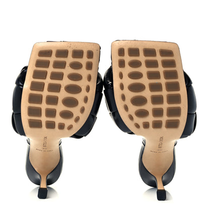 Bottega Veneta Nappa Maxi Intrecciato Lido Mule Sandals 39 Black 7 of 10