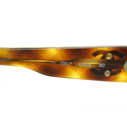 Chanel Tortoise Shell Quilted CC Sunglasses w Case 6 of 7