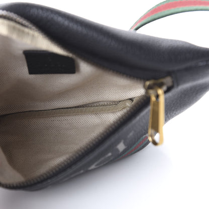 Gucci Grained Calfskin Small Logo Belt Bag Black 5 of 11