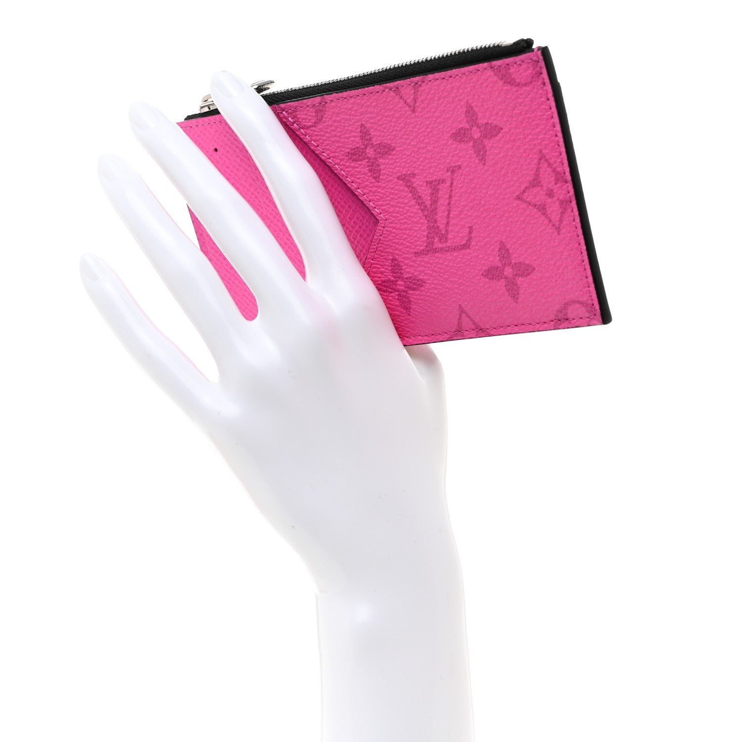 Louis Vuitton Taigarama Coin Card Holder Fuchsia 2 of 6