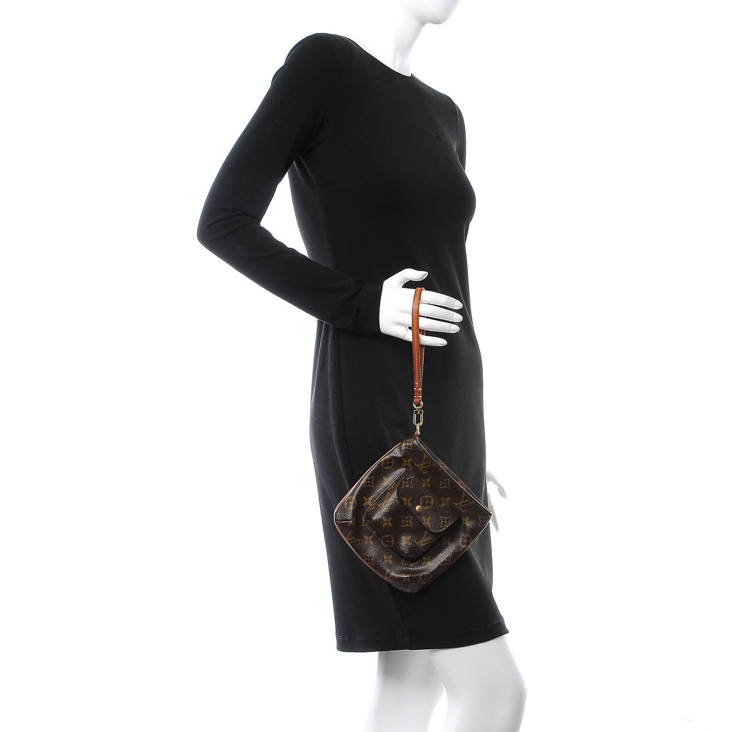 Monogram Partition Wristlet