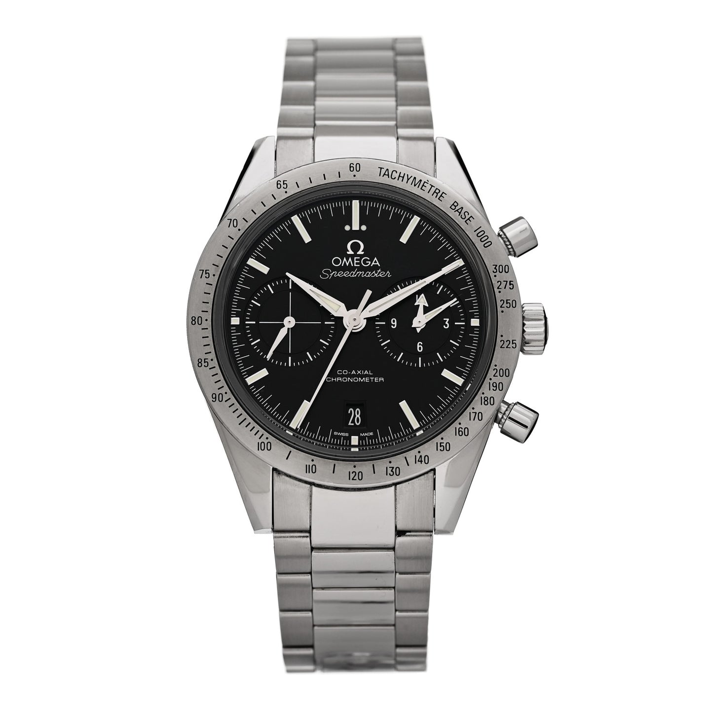 Stainless Steel 41mm Speedmaster 57 Co-Axial Chronometer Automatic Watch Black 331.10.42.51.01.001