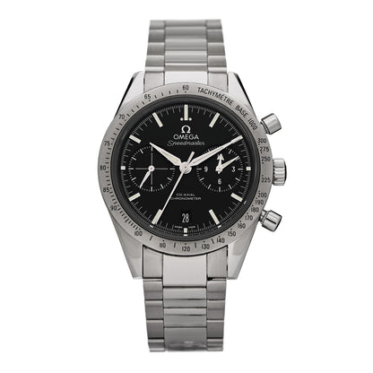Omega Stainless Steel 41mm Speedmaster 57 Co-Axial Chronometer Automatic Watch Black 331.10.42.51.01.001 1 of 4