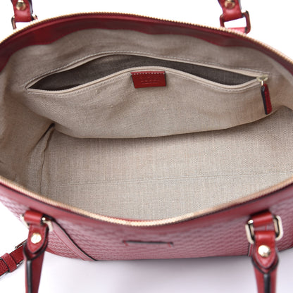 Gucci Soft Microguccissima Dome Satchel Red 5 of 10