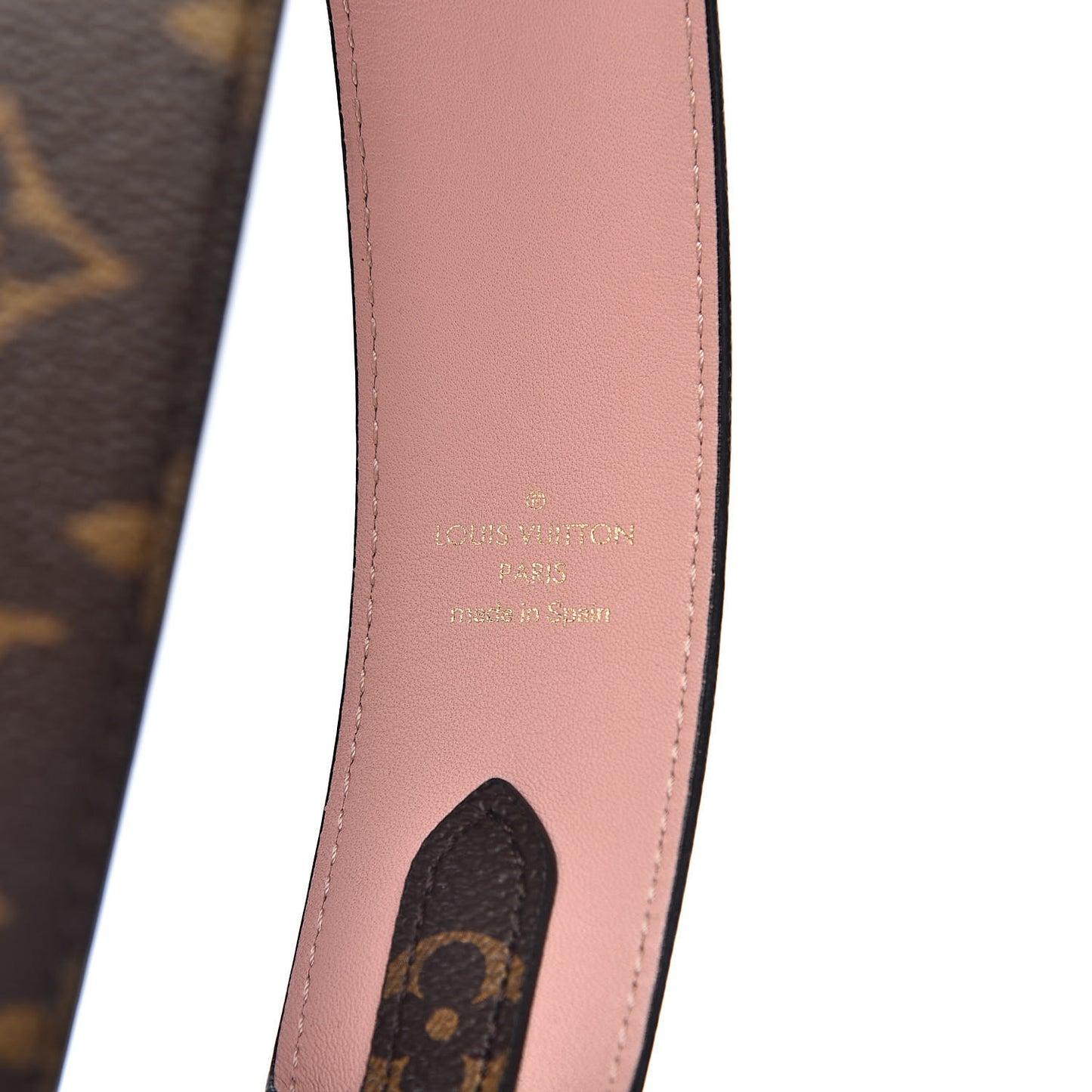 Monogram Bandouliere Shoulder Strap Rose Poudre