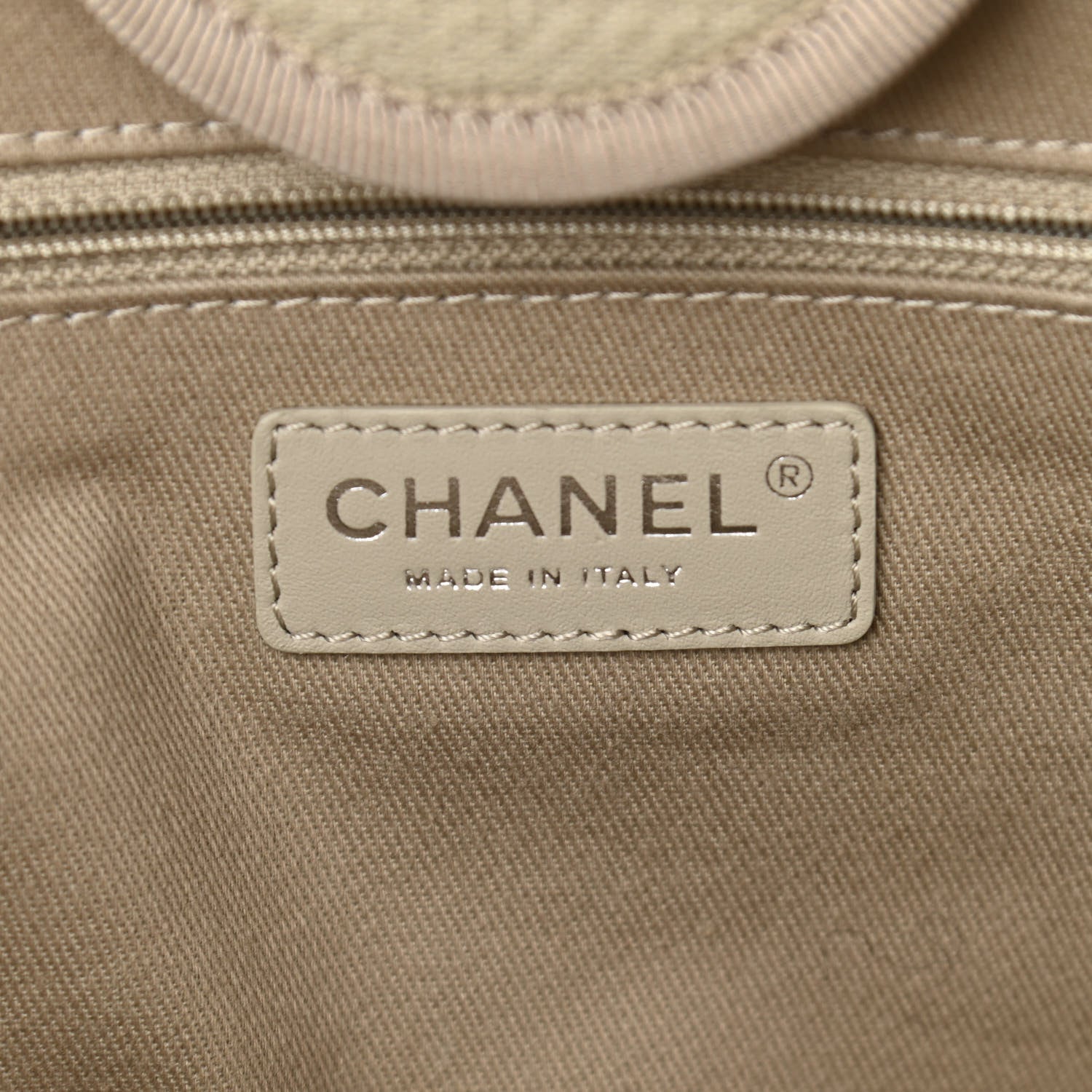 Chanel Mixed Fibers Medium Deauville Tote Grey 7 of 12