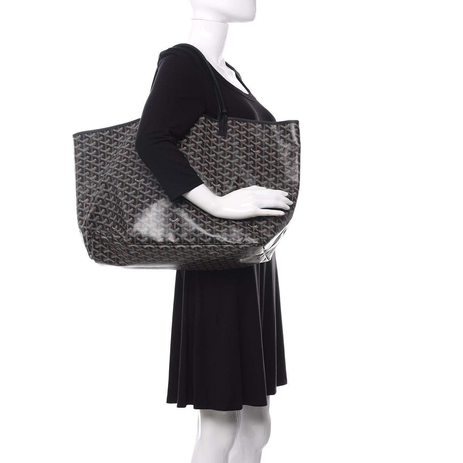 Goyard Goyardine Saint Louis GM Black 2 of 10