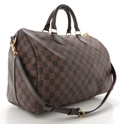 Louis Vuitton Damier Ebene Speedy Bandouliere 35 3 of 10