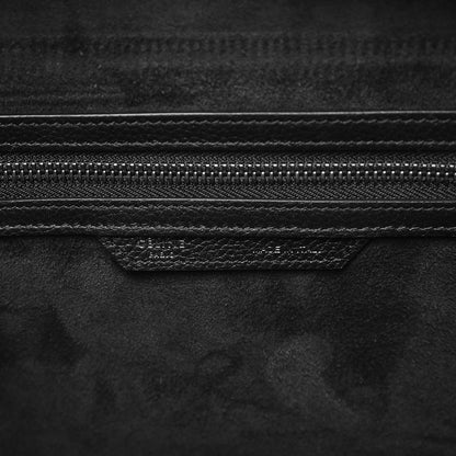 Celine Drummed Calfskin Mini Luggage Black 6 of 8