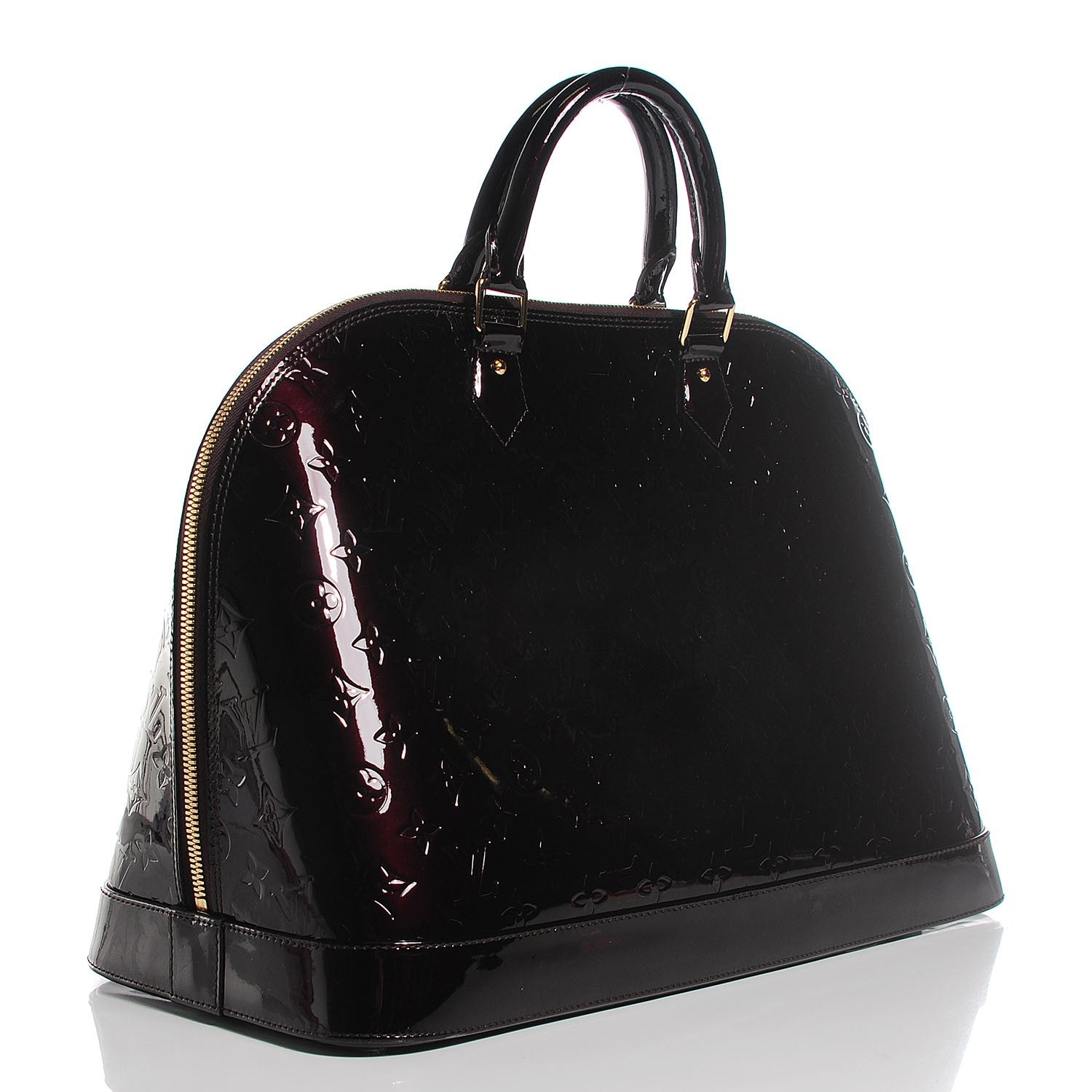 Louis Vuitton Vernis Alma GM XL Amarante 3 of 7