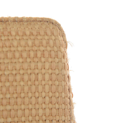 Chanel Woven Straw Raffia Wooden Handle Bag 8 of 11