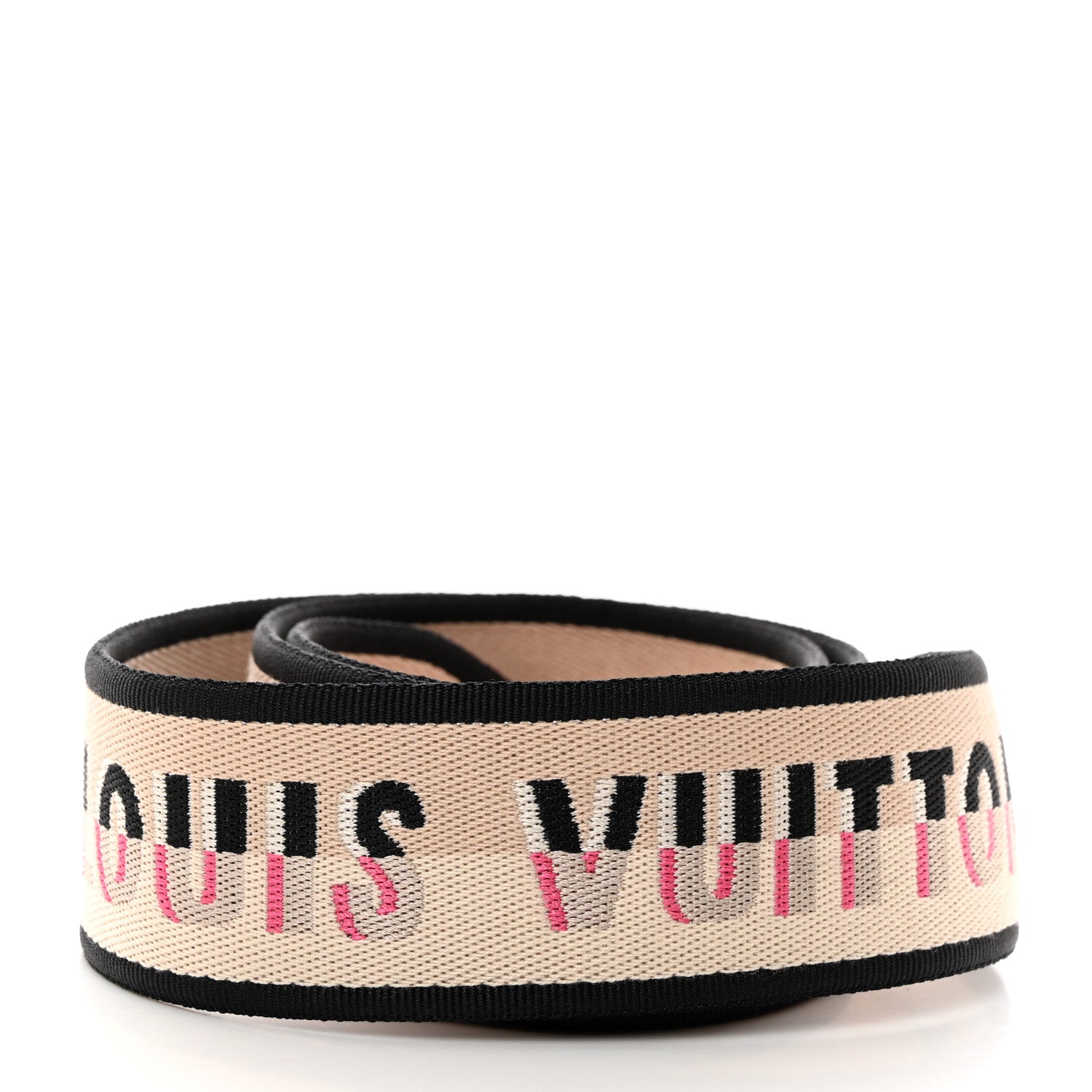 Louis Vuitton Jacquard Diane Shoulder Strap Black 2 of 3