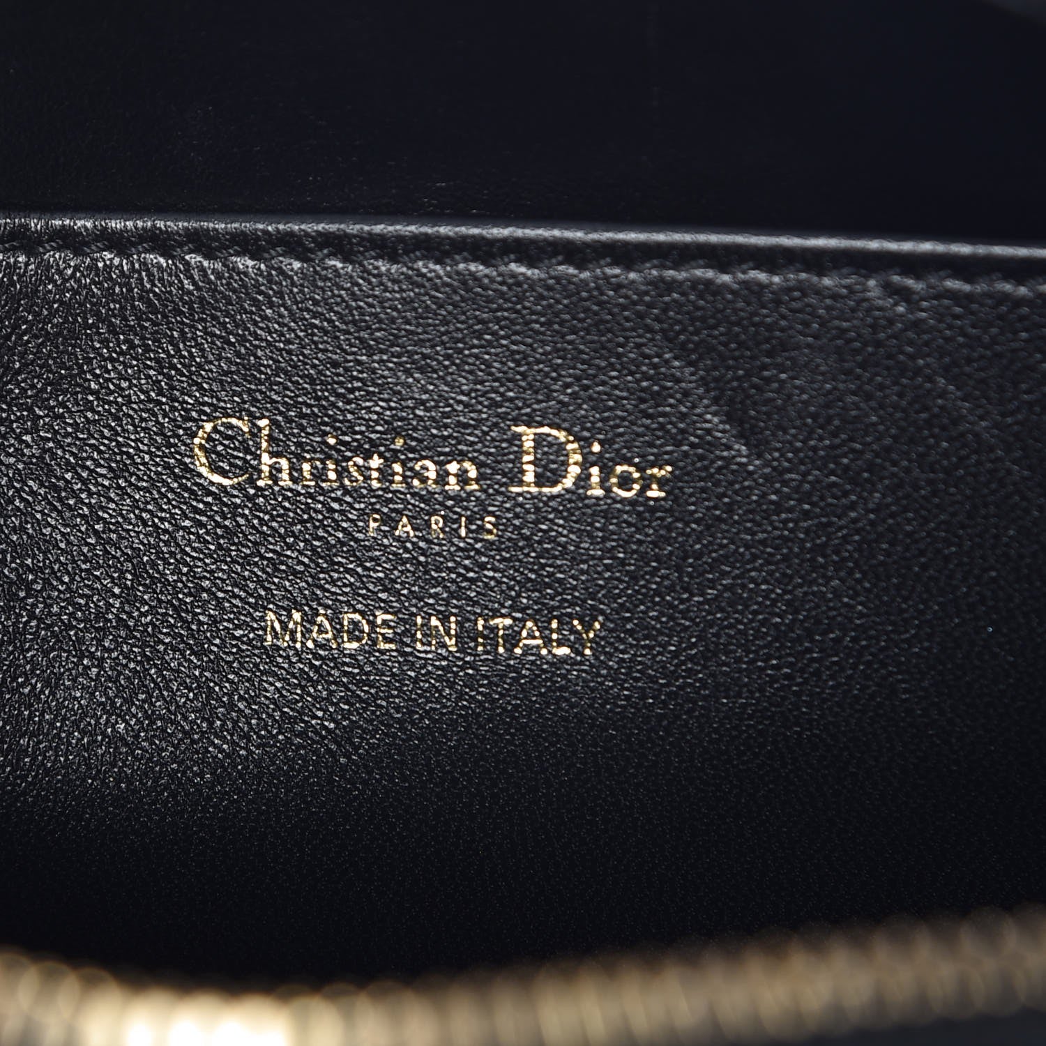 Christian Dior Lambskin Cannage Lily Tote Black 6 of 7