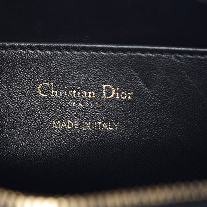 Christian Dior Lambskin Cannage Lily Tote Black 6 of 7