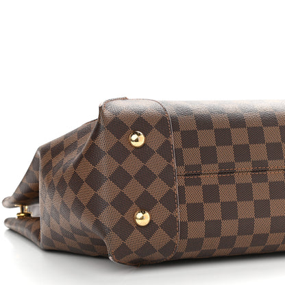 Louis Vuitton Damier Ebene Caissa Hobo Rose Ballerine 7 of 8