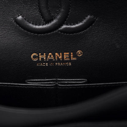 Chanel Caviar Chevron Quilted Small Double Flap Black 5 of 10