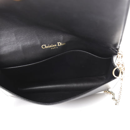 Christian Dior Lambskin Cannage Lady Dior Chain Wallet Black 6 of 13