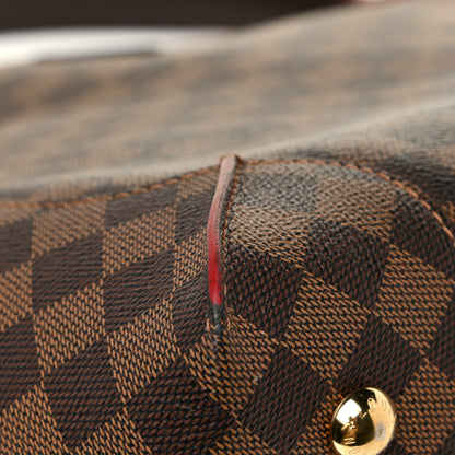 Louis Vuitton Damier Ebene Caissa Hobo Cherry 10 of 17
