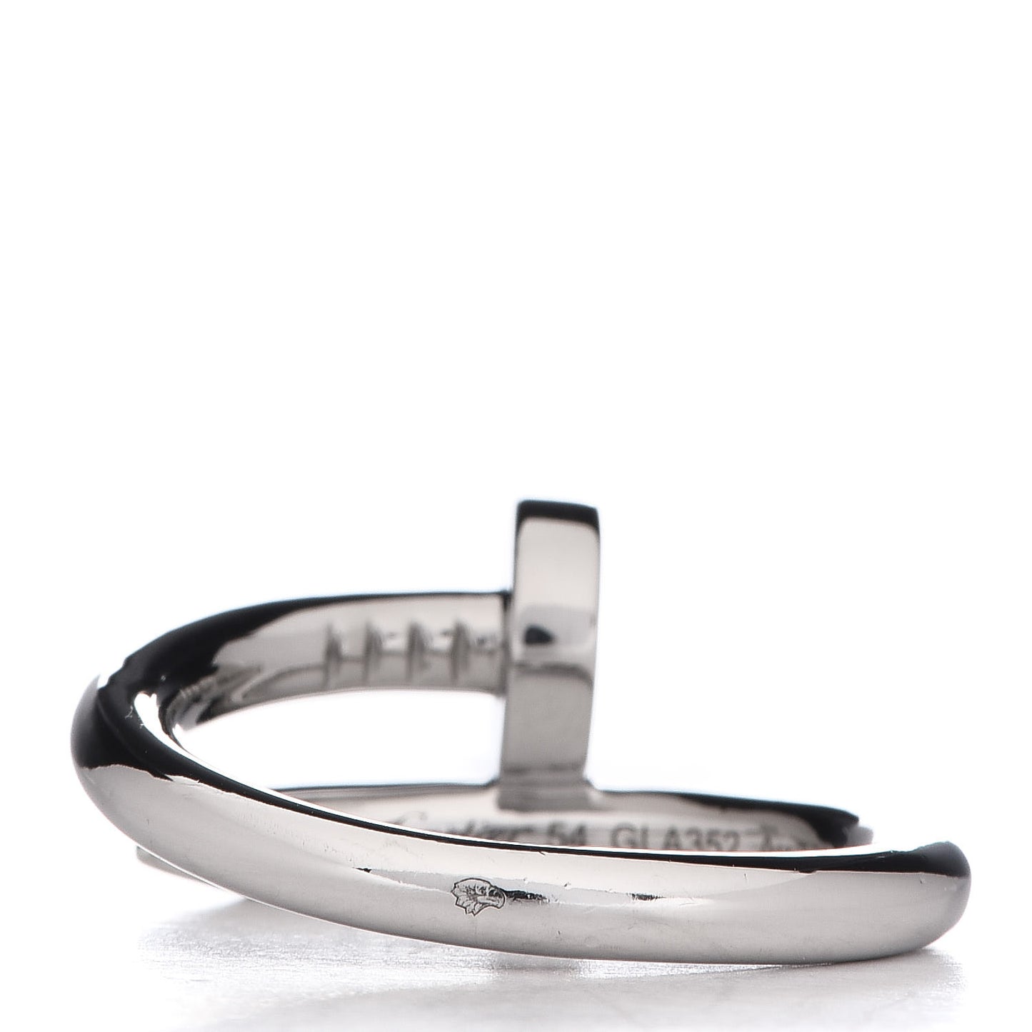 18K White Gold Juste Un Clou Ring 54 6.75