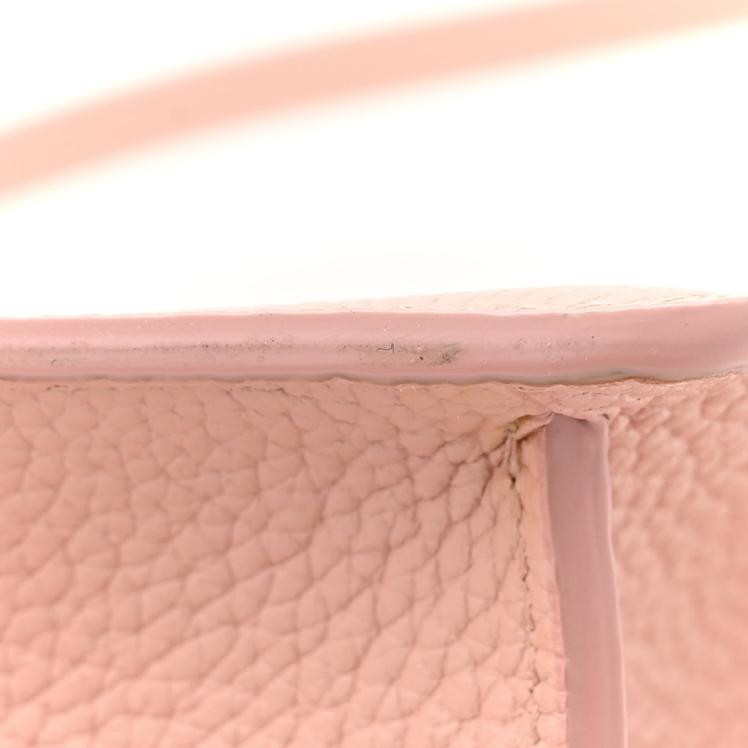 Burberry Grained Calfskin Mini TB Shoulder Pouch Dusty Pink 11 of 11