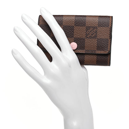 Louis Vuitton Damier Ebene Multicles 6 Key Holder Rose Ballerine 2 of 7