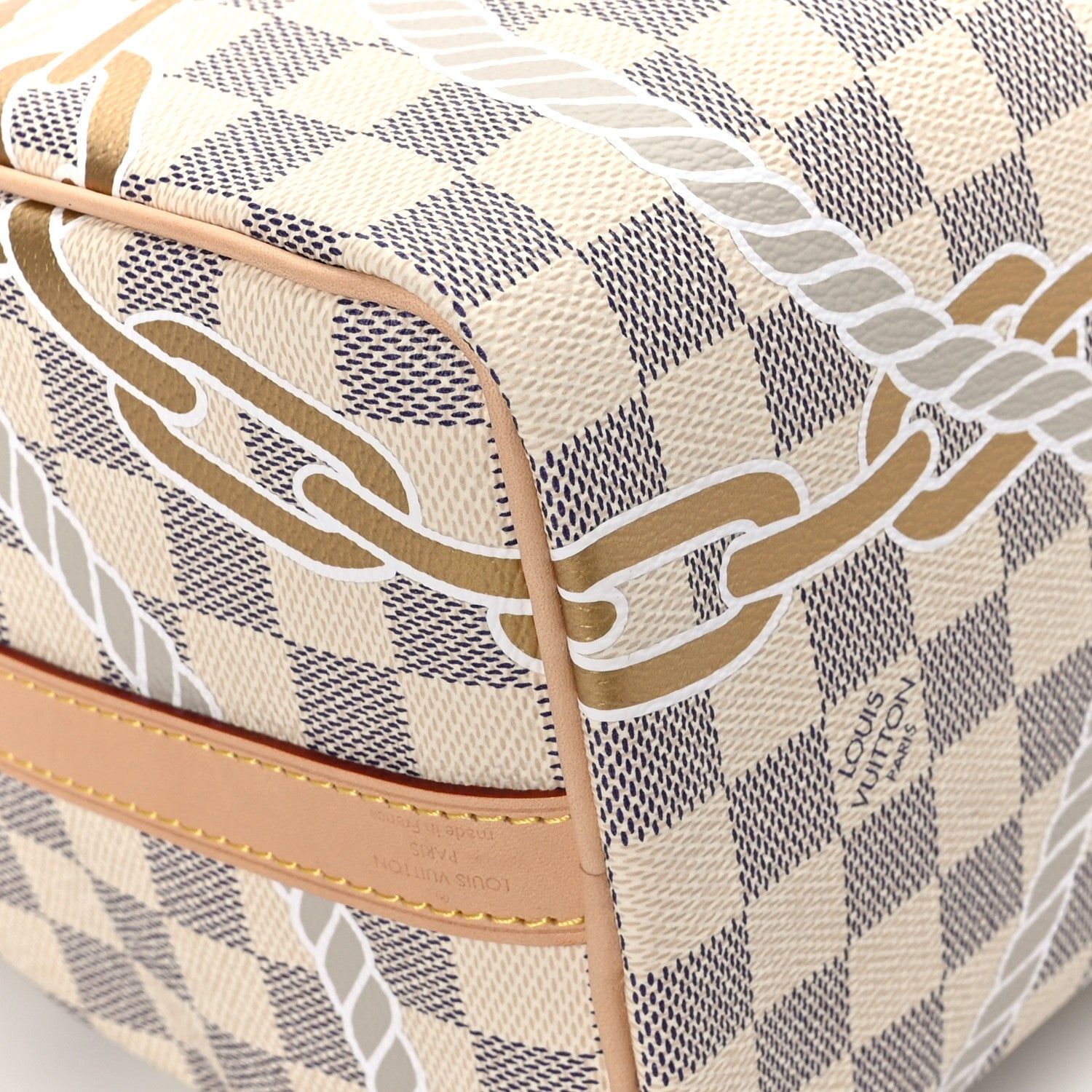 Louis Vuitton Damier Azur Nautical Speedy Bandouliere 25 7 of 11
