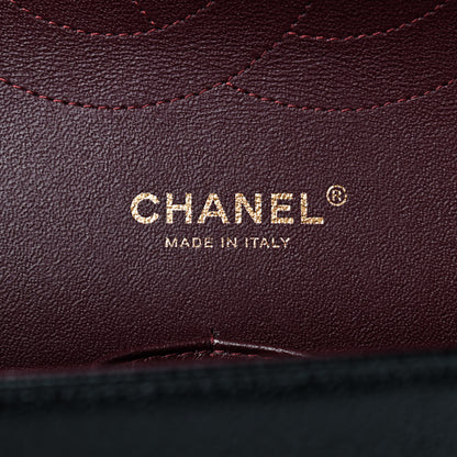 Chanel Caviar Quilted Jumbo Double Flap Black 7 of 9