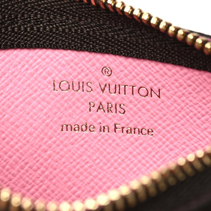 Louis Vuitton Monogram 2023 Christmas Animation Alpine Key Pouch Pink 6 of 8