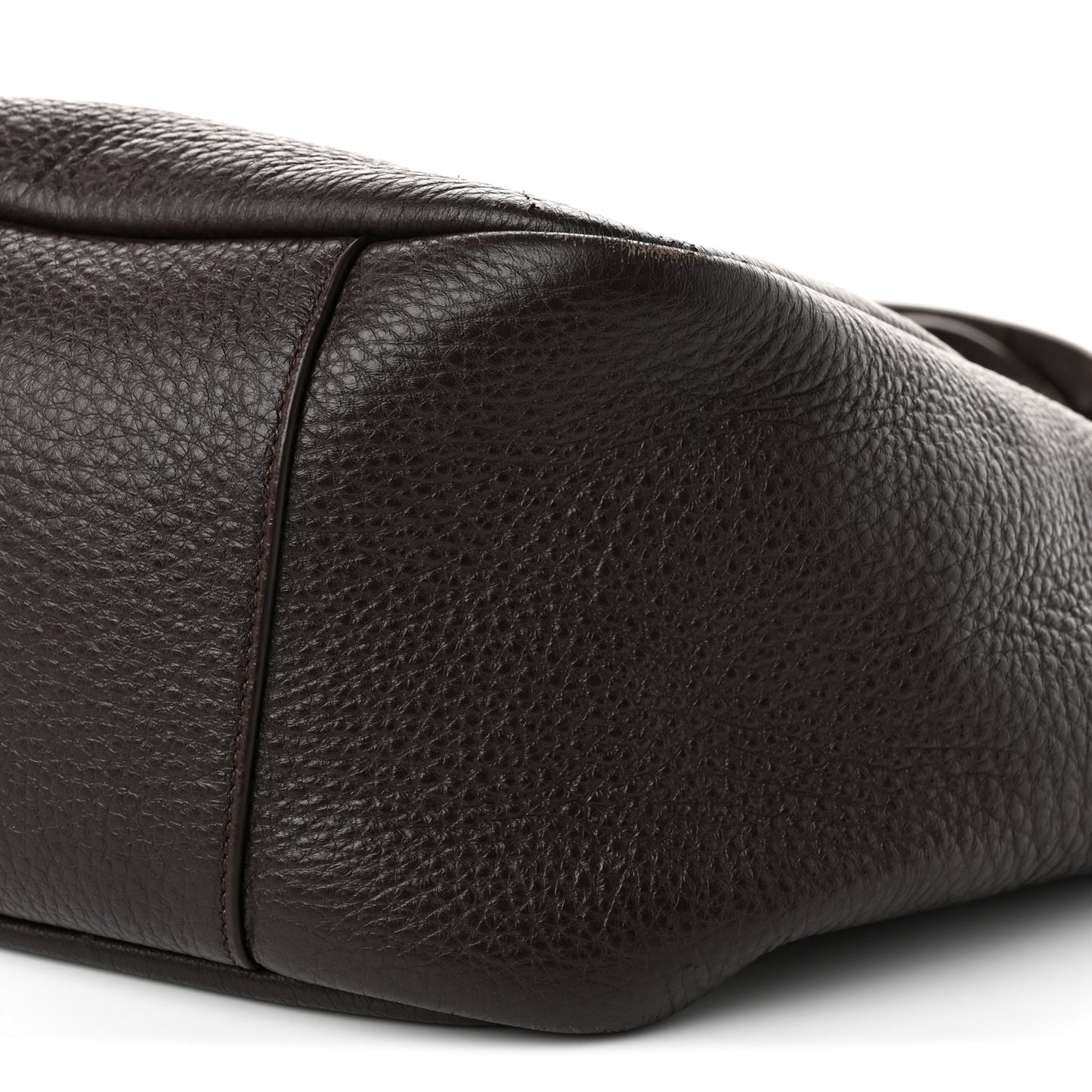 Grained Deerskin Bea Tote Sweet Chocolate