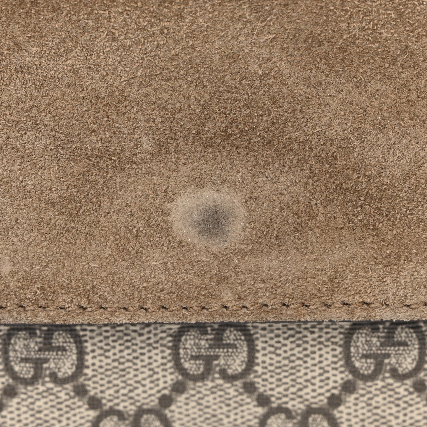GG Supreme Monogram Mini Dionysus Shoulder Bag Taupe
