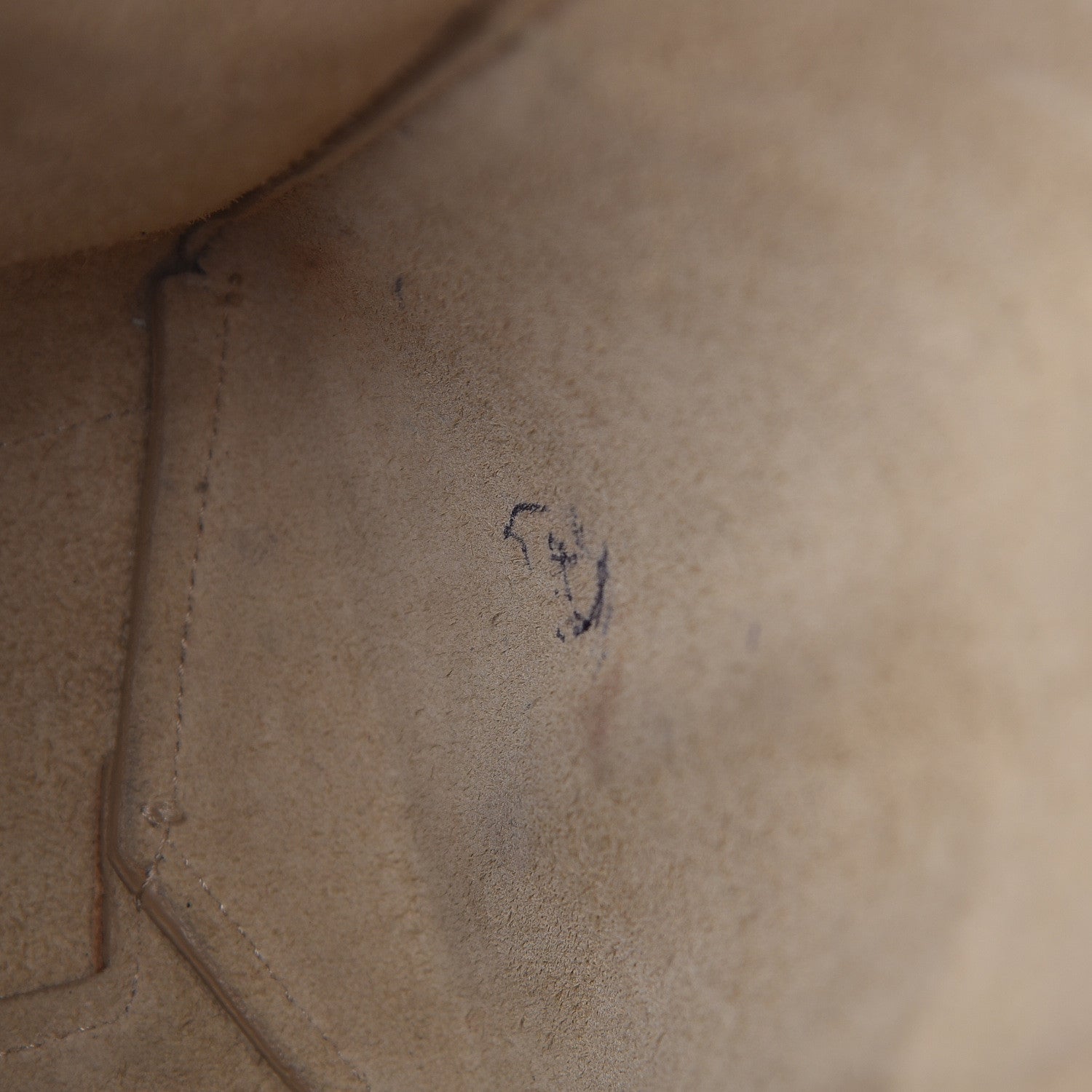 Celine Grained Calfskin Small Sangle Bucket Bag Dune 7 of 11