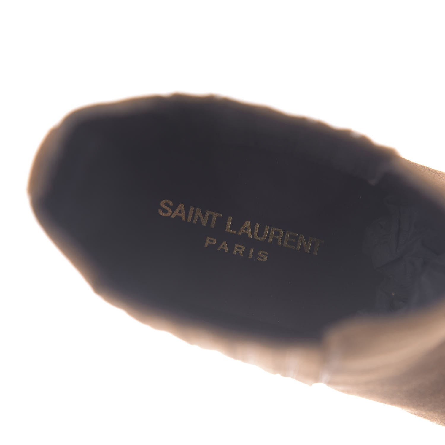 Saint Laurent Suede Brit Souple Ankle Boots 39 Brown 8 of 11