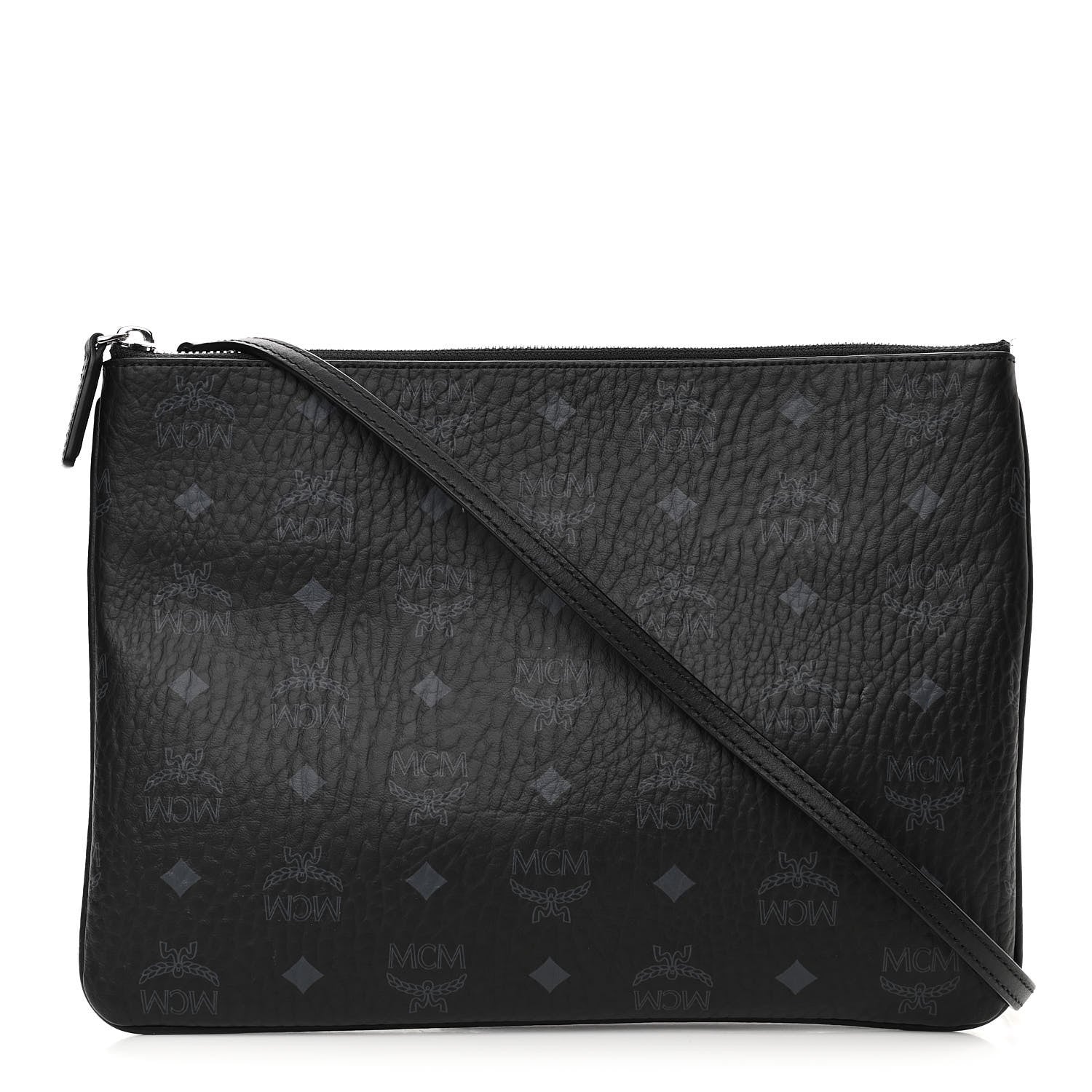 MCM Visetos Original Medium Pouch Black 1 of 9