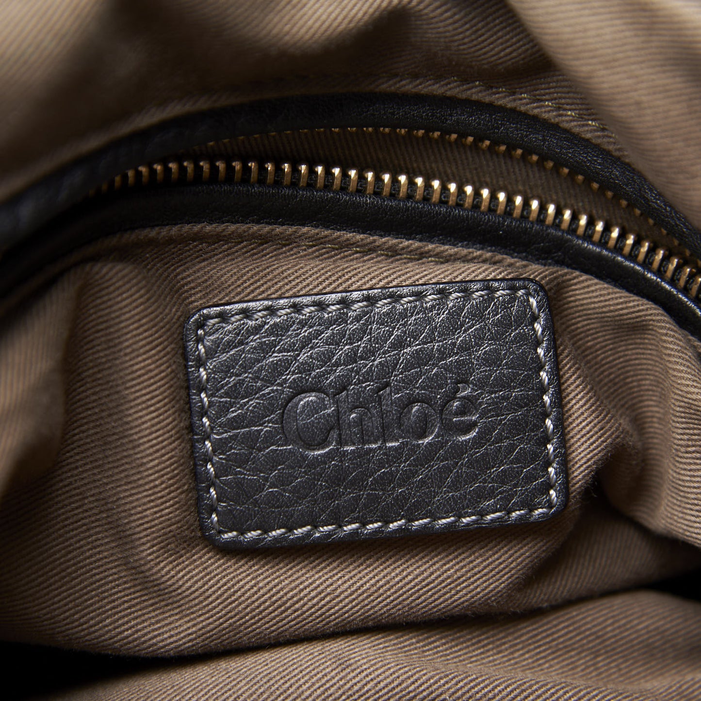 Calfskin Large Marcie Satchel Black