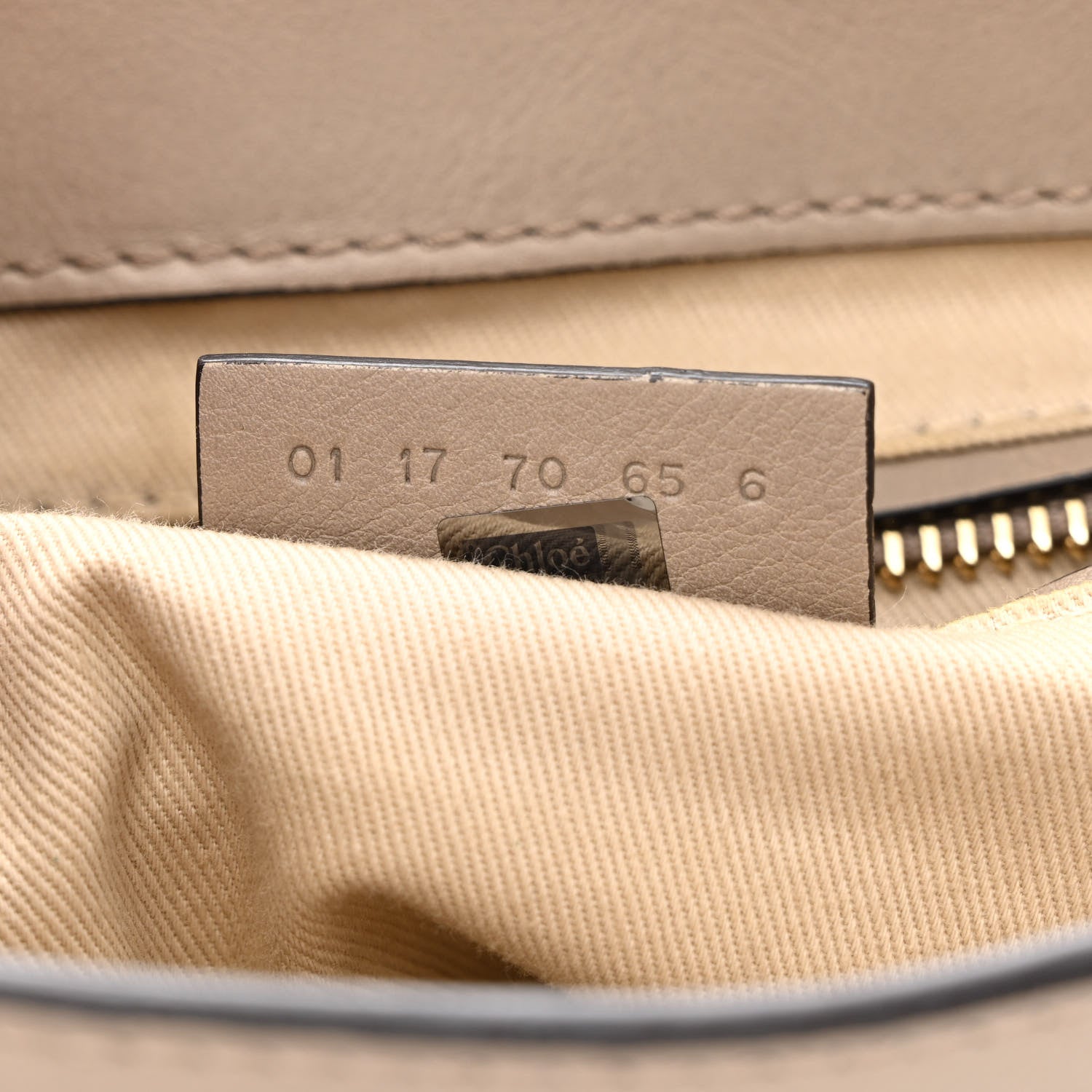 Chloe Suede Calfskin Medium Faye Backpack Motty Grey 7 of 10