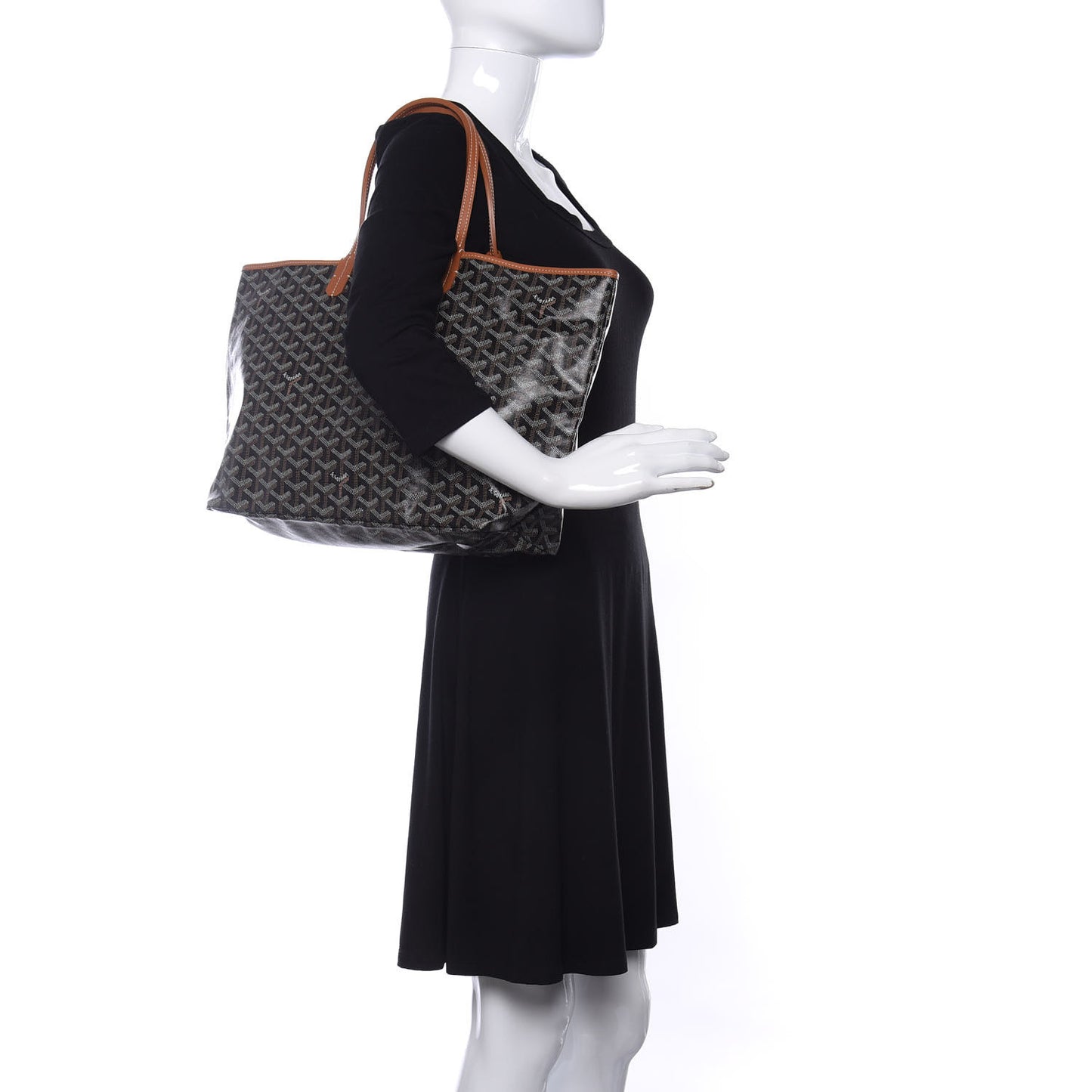 Goyardine Saint Louis PM Black Gold