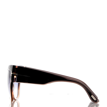 Tom Ford Anoushka Sunglasses TF371 Melange Grey Peach 3 of 7
