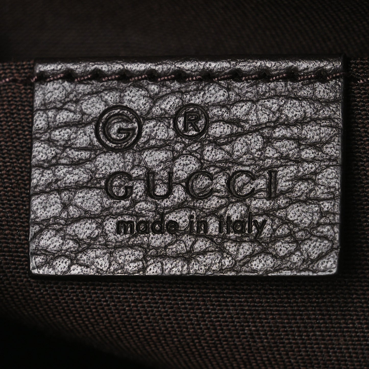Monogram Belt Bag Dark Brown