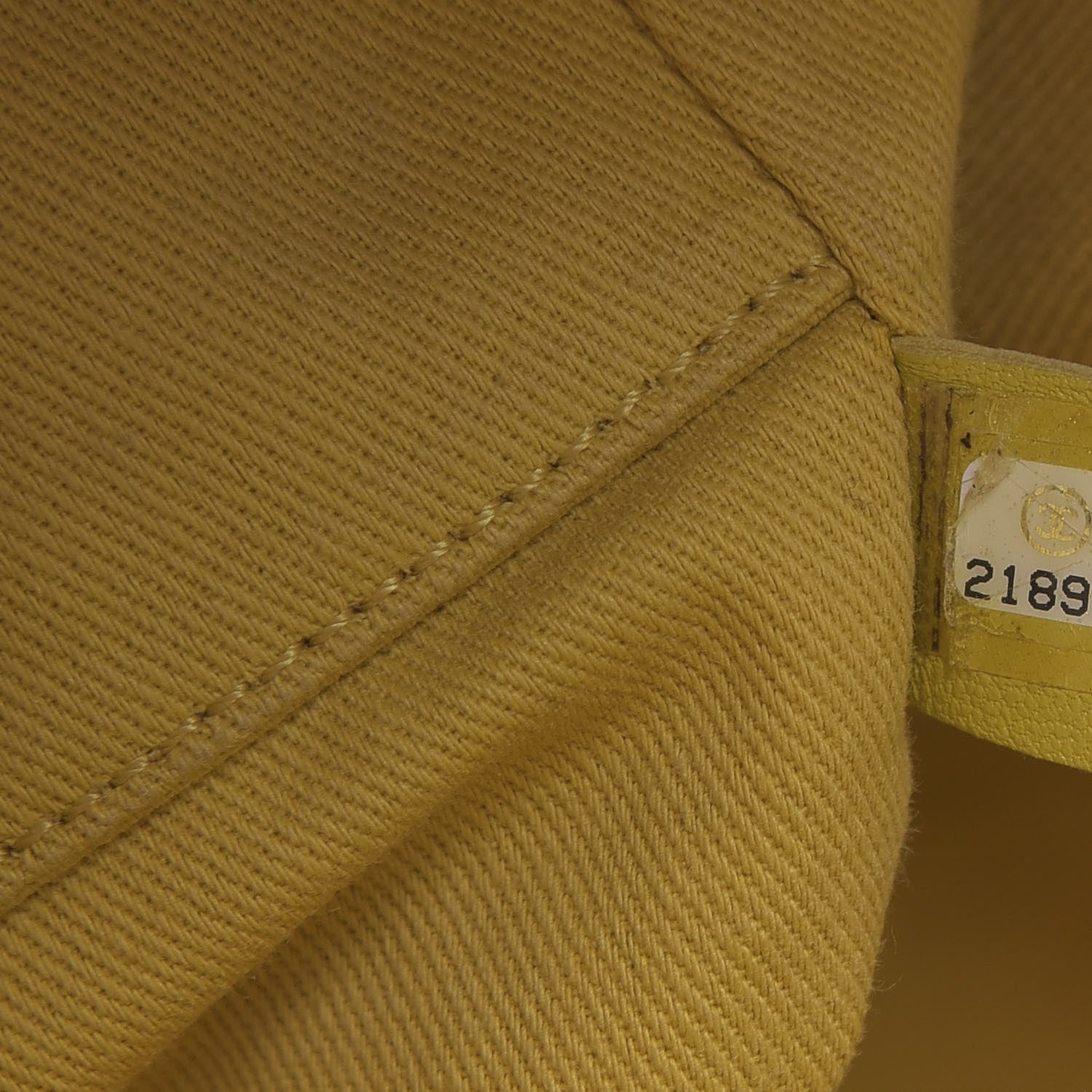 Chanel Woven Straw Raffia Small Deauville Tote Yellow 9 of 10