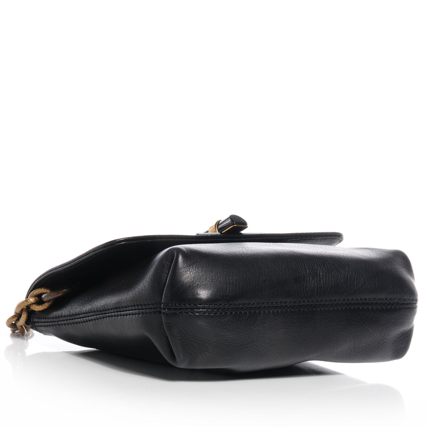 Leather Happy Mini Pop Crossbody Black