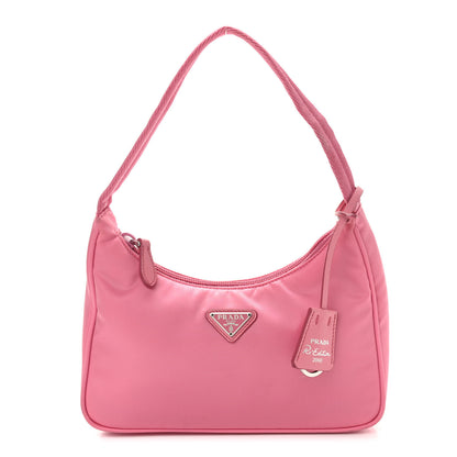 Prada Tessuto Nylon Mini Re-Edition 2000 Bag Begonia 1 of 9