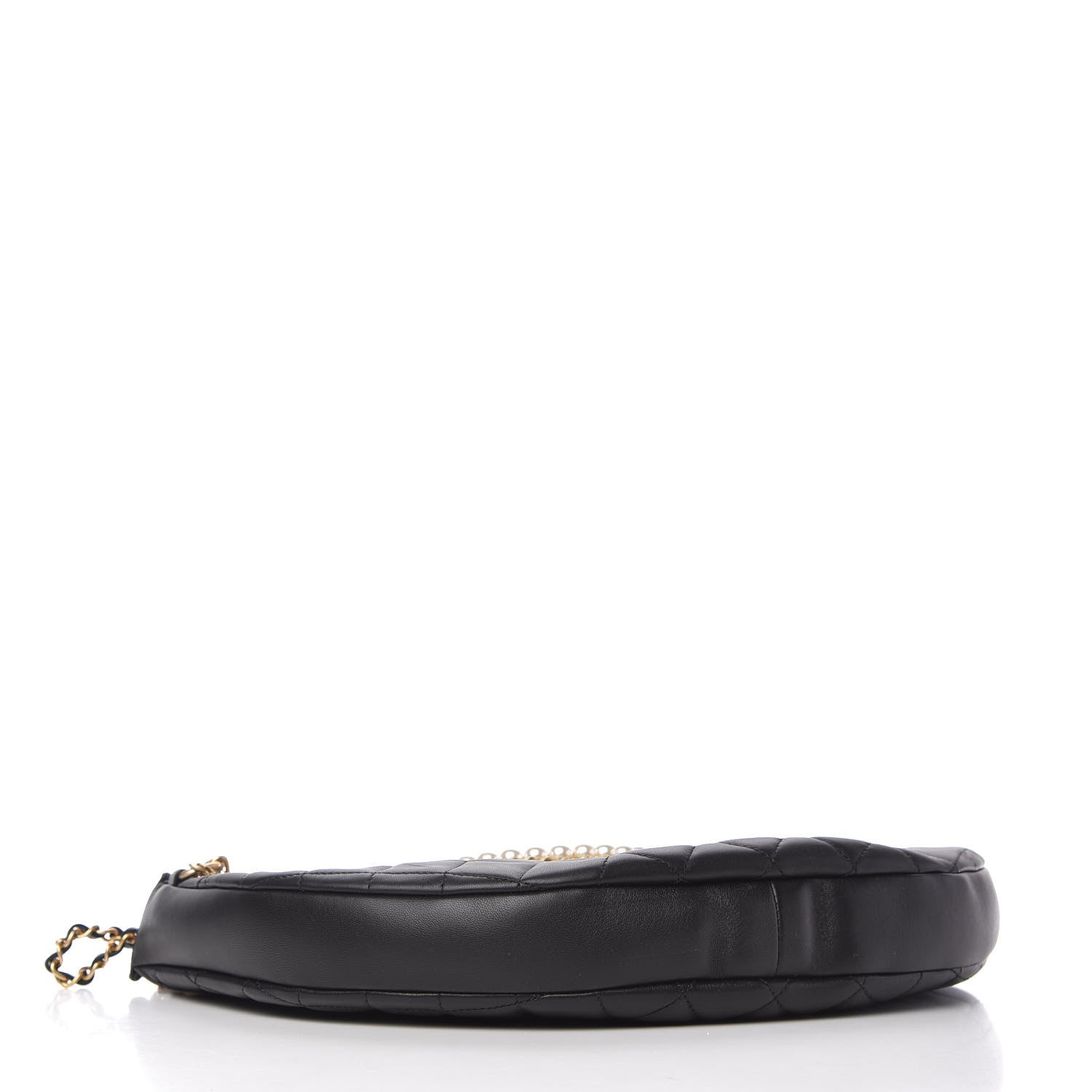 Chanel Lambskin Quilted All About Chains Hobo Black 4 of 10